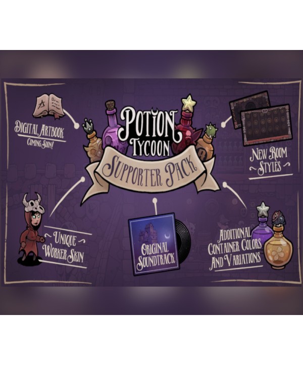 Potion Tycoon - Supporter Pack DLC Steam Key GLOBAL